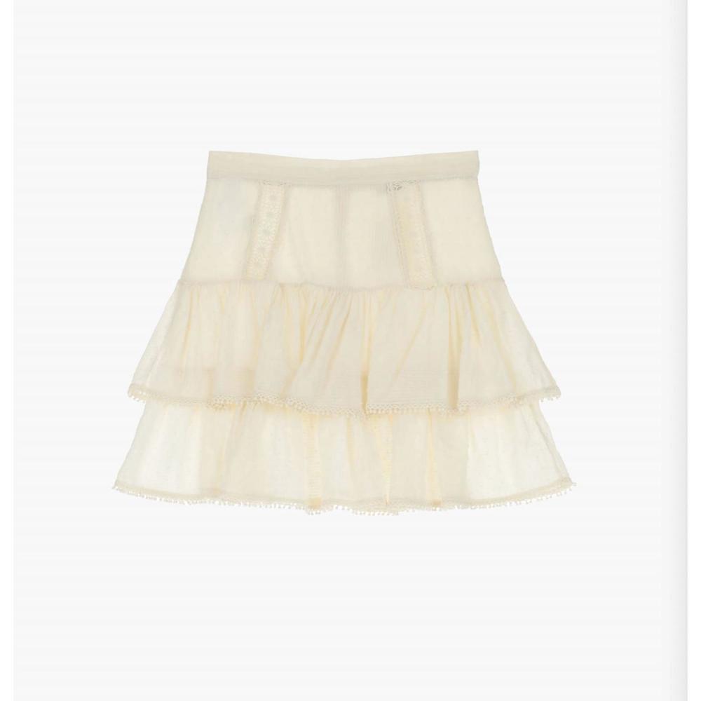 NEW DIXIE womens samba summer skirt in vanilla